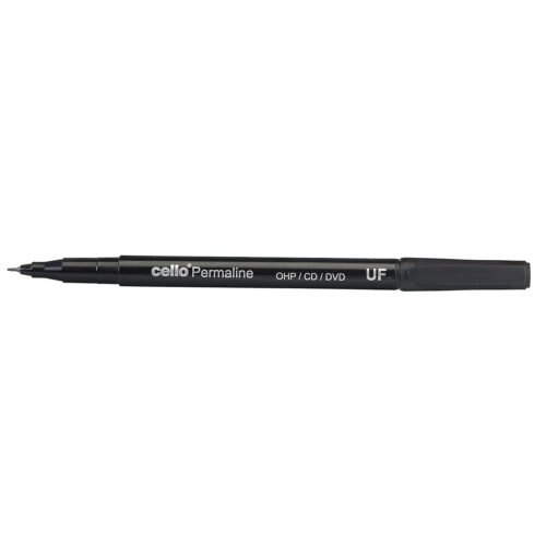 Cello Permaline Permanent Marker - Pack of 10 (Black)