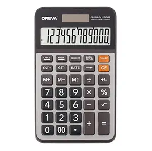 Oreva Calculator Check & Correct Auto Replay 120 Steps 12 Digits (OR-1512-C D. Grey)